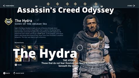 Assassin S Creed Odyssey The Hydra Sage The Gods Of The Aegean Sea