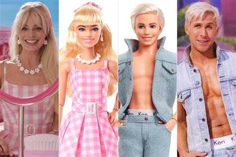 2023 Barbie The Movie Margot Robbie Barbie And Ryan Gosling Ken Doll