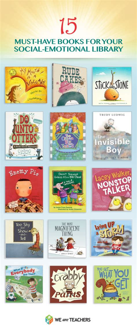 50 Must Have Picture Books To Teach Social Emotional