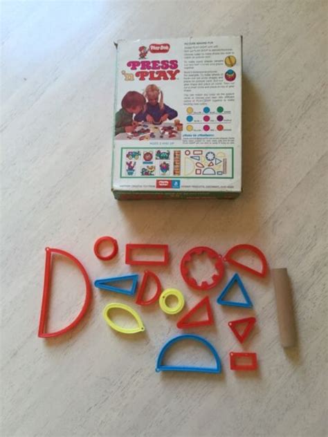 1971 Vintage Play Doh Press N Play Set With Box Kenner General Mills