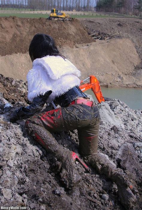 Sexy Thigh Boots In Mud Messy Wet Thigh Boot Sexy Thighs Sexy