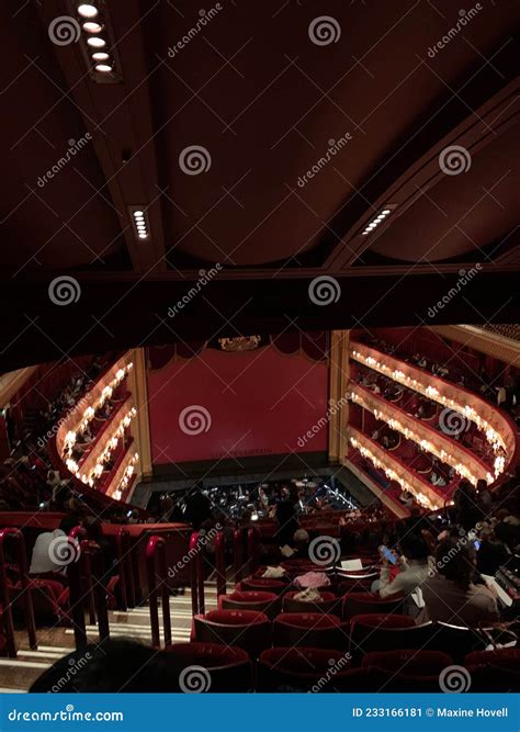 The Stage Orchestra Pit In London S Royal Opera House Editorial Photo