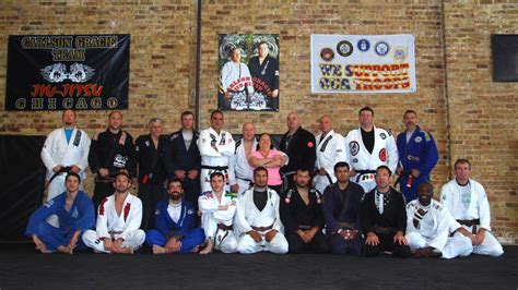 Carlson Gracie Jiu Jitsu Team Gathers At Headquarters In Chicago