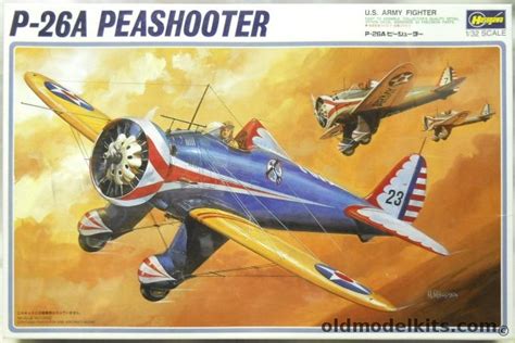 Hasegawa 132 P 26a Peashooter Us Army Or Philippine Air Force S8