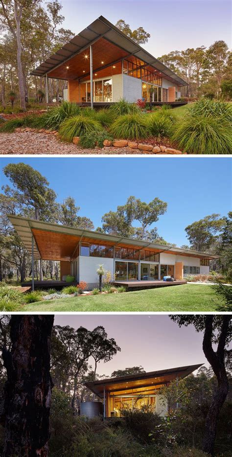 16 Examples Of Modern Houses With A Sloped Roof Architecture House