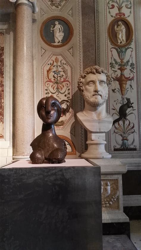 Picasso La Scultura Immagini Dellopening Roma Galleria Borghese