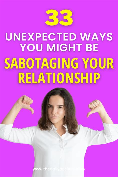 33 unexpected ways you might be sabotaging your relationship