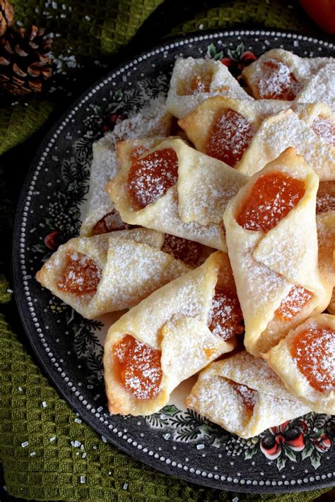 Traditional Hungarian Kolaches Are Cookies Made With Cream Cheese Dough