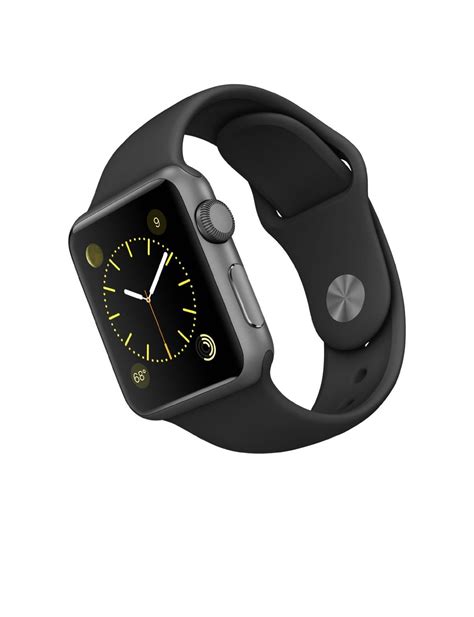 Apple Watch Sport 38mm With Black Band And Silver Case