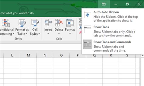 Ribbon Tabs In Excel Excelhub