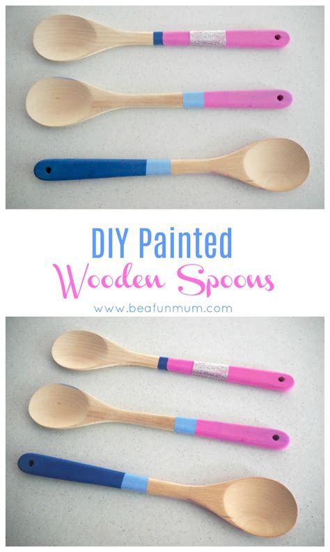 Diy Painted Wooden Spoons Be A Fun Mum