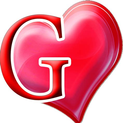 حرف G في قلب