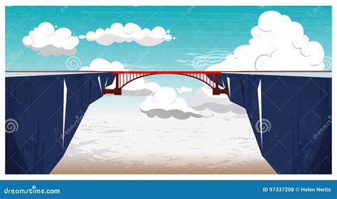 Bridge Panoramic Stock Illustrations 3876 Bridge Panoramic Stock