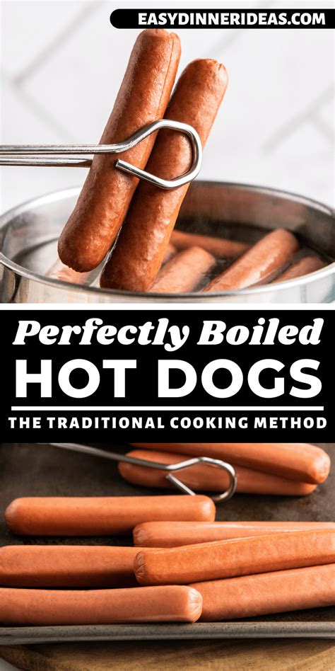 How To Boil Hot Dogs Easy Dinner Ideas