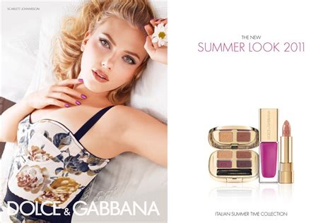 Scarlett Johansson For Dolce And Gabbana Make Up Summer Look 2011 Dolce