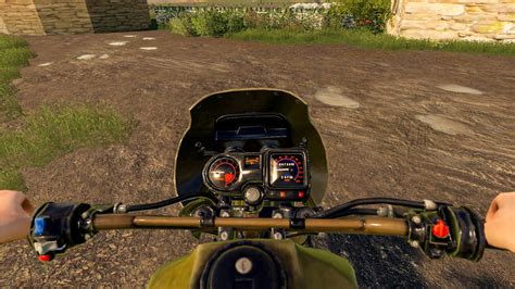 МОД Battlefield Motocross Dirt Bike V1000 для Farming Simulator 2019