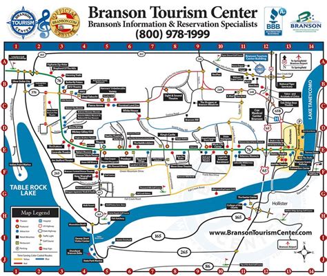 Map Of Branson Mo Hotels World Map