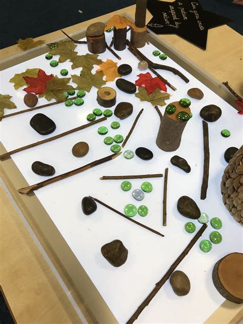 Nature Loose Parts Eyfs Earlyyears Ey Lightbox Woodland Activities Light Box Activities