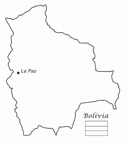 Colorea Tus Dibujos Mapa De Bolivia Para Colorear Images And Photos