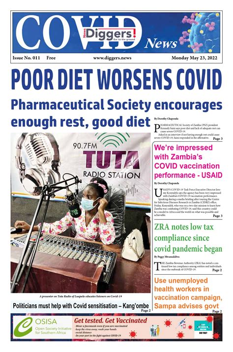 Covid News Issue No 011 Zambia News Diggers