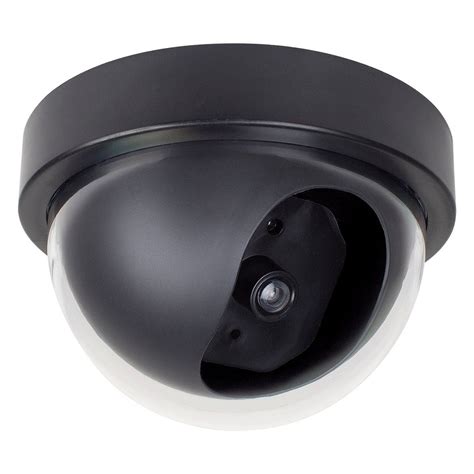 Fake Outdoor Dummy Dome Security Camera With Motion Sensor And Led