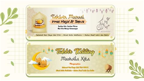 Download Desain Spanduk Takbir Keliling Idul Fitri Edupres Com
