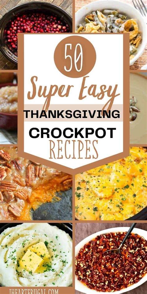 Super Easy Thanksgiving Crockpot Recipes I Heart Frugal