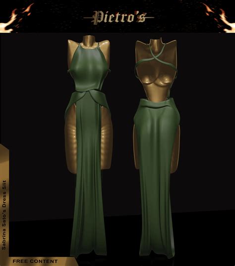 Sims 4 Sabrina Satos Dress Slit The Sims Book