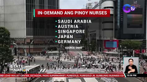 Demand Para Sa Mga Pilipinong Nurse Sa Ibang Bansa Malaki Raw Ngayon Ayon Sa Dmw Sona Youtube