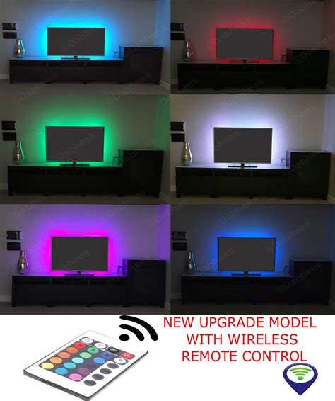 Rgb Usb 5050 Led Strip Colour Changing Lighting Kit Tv Pc