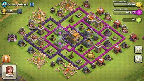 Undefeated base layout town hall 7. Clash of Clans Tips : Town Hall level 7 Layouts