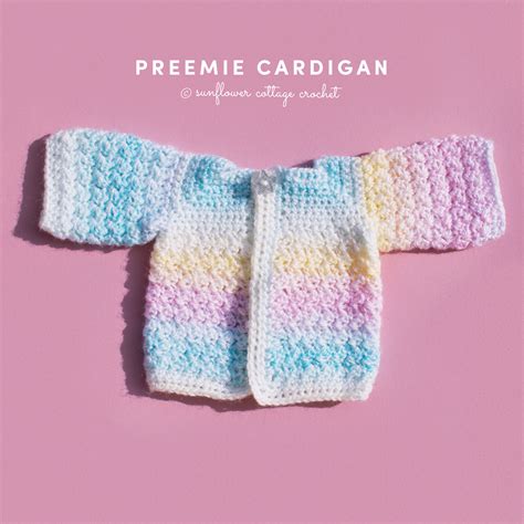 Free Crochet Pattern For Premature Baby Cardigan Crochet Baby Jacket My Xxx Hot Girl