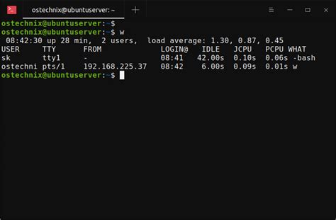 How To Find Currently Logged In Users In Linux Ostechnix