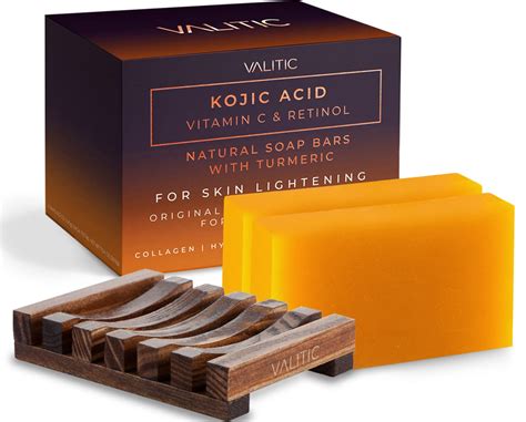 Buy Valitic Kojic Acid Vitamin C And Retinol Soap Bars With Turmeric