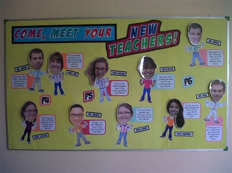 Meet Your New Teachers Everydayramny “ I Made A Bulletin Board — With
