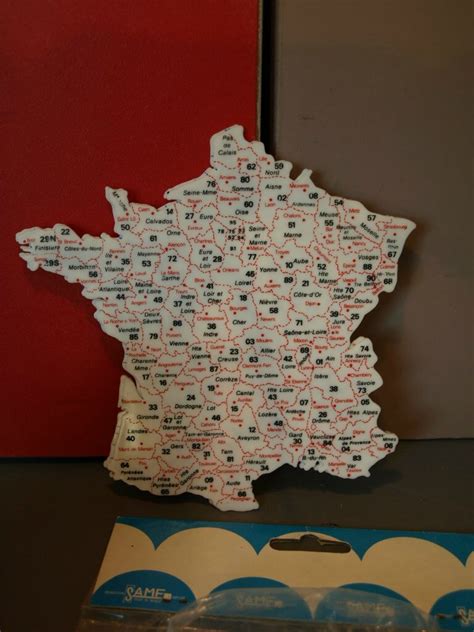 Carte de France en plastique ! - Loulou et Gaga