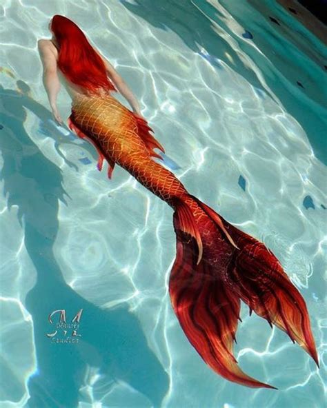 Red Mermaid Meremade Tails In 2019 Mermaid Tails Silicone Mermaid