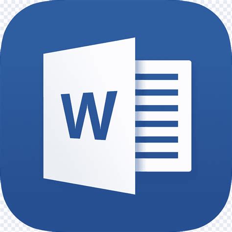 Ikon Komputer Microsoft Word Onenote Biru Teks Merek Dagang Png