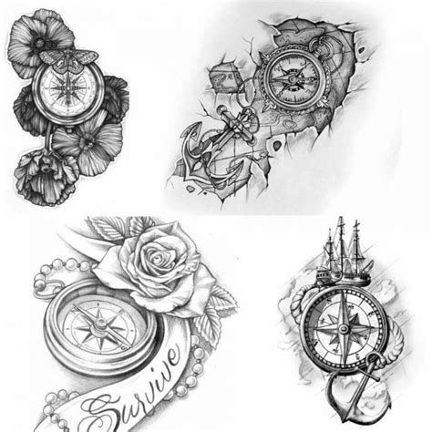 Compass Tattoo Design Compass Tattoo Sketch Compass Tattoo Meaning