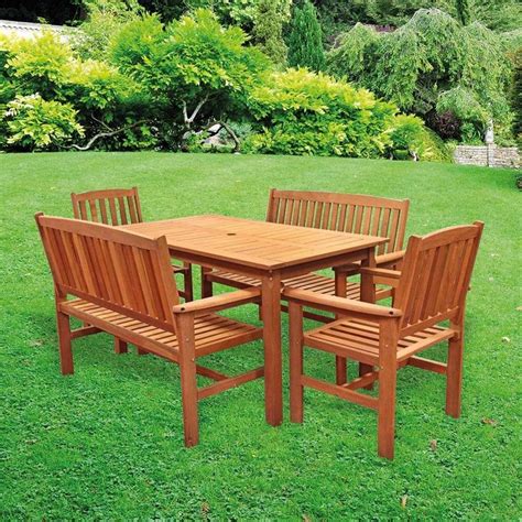 Wood is the most traditional material for garden furniture, and the most versatile. Nice Outdoor Wood Patio Furniture Outstanding Also Wooden ...