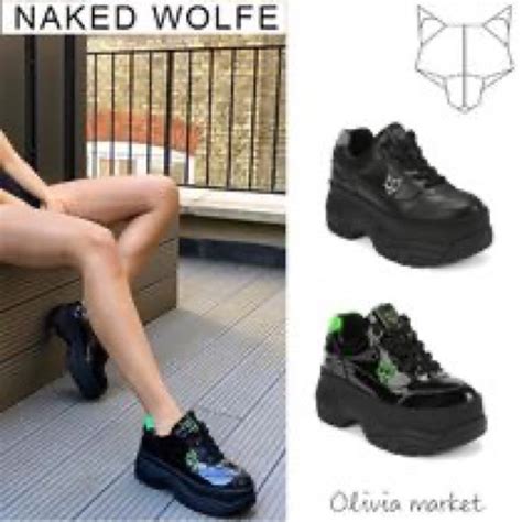 Naked Wolfe Shoes Naked Wolfe Black Leather Platform Sneakers Poshmark