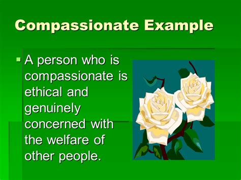 Character Education Compassion Presentation English Language