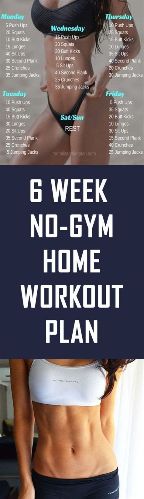 Week No Gym Home Workout Plan Burnfat At Home Workout Plan Workout Plan At Home Workouts