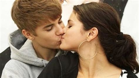 justin bieber and selena gomez kissing moments hd youtube