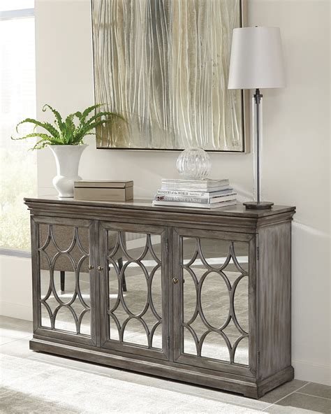 Antique Gray Accent Cabinet By Scott Living From Coaster Coleman
