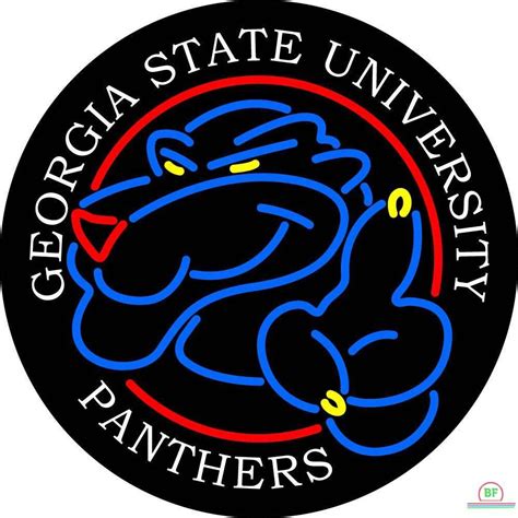 Georgia State Panthers Neon Sign Ncaa Teams Neon Light Diy Neon Signs