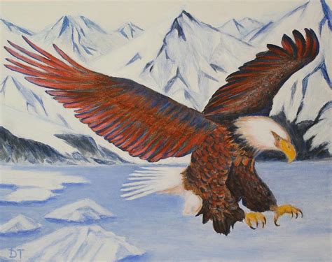 Eagle Of Alaska Painting By Dmitrii Taganov Fine Art America