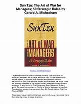 Sun Tzu The Art Of War For Managers Photos