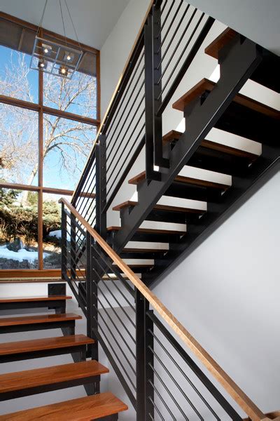 Colorado Modern Home Contemporary Staircase Denver By Hmh