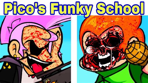 Friday Night Funkin Picos Funky School Vs Cyclops Alucard More